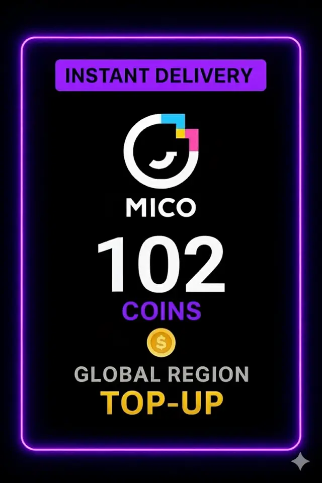 Mico Live - 102 Coins Top-Up (Global)