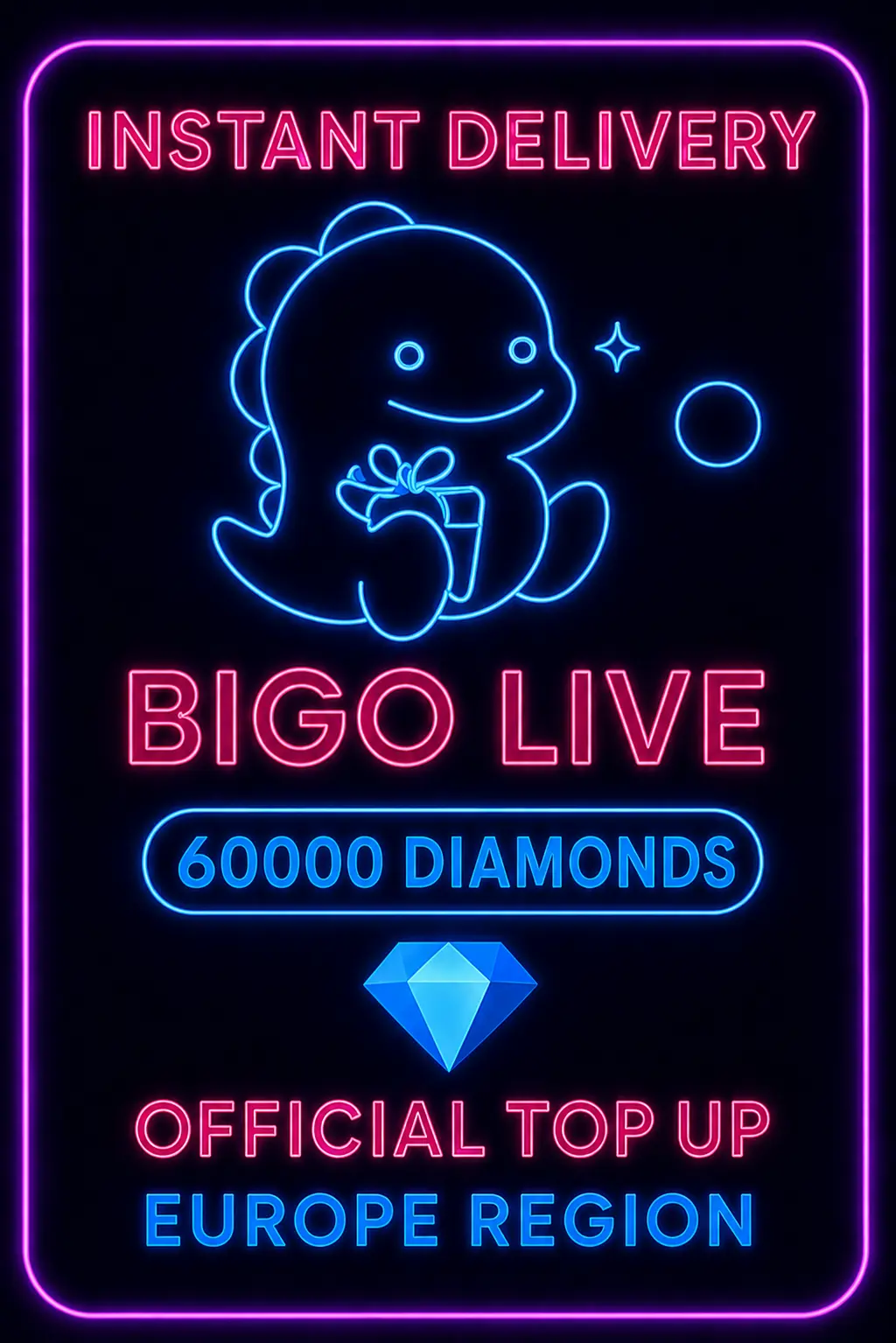 Bigo Live - 60000 Diamonds (Top-Up) (EU)