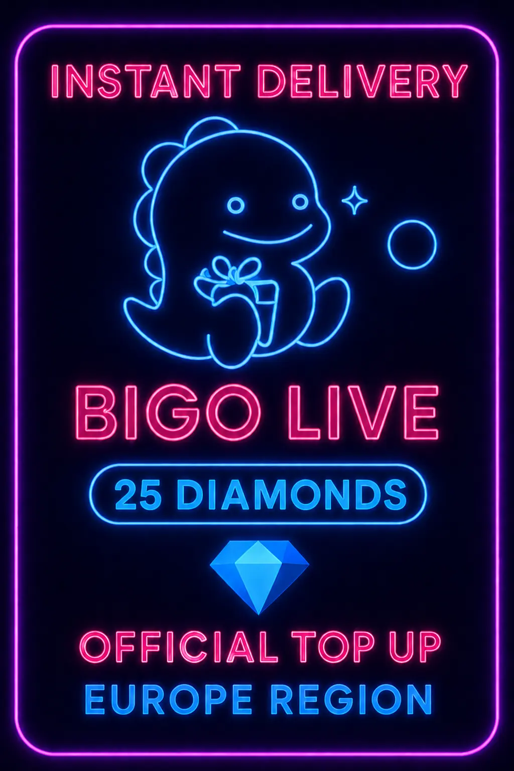 Bigo Live - 25 Diamonds (Top-Up) (EU)
