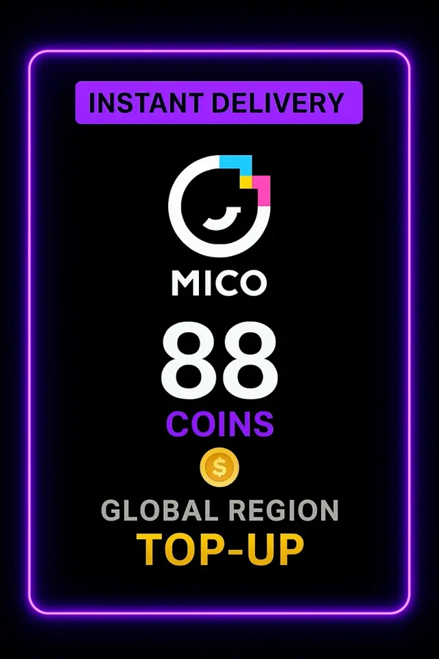 Mico Live - 88 Coins Top-Up (Global)