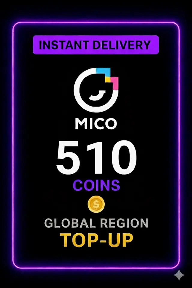 Mico Live - 510 Coins Top-Up (Global)