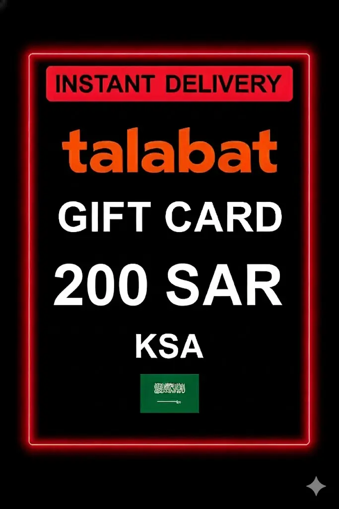 Talabat Ajándékutalvány KSA - 200 SAR