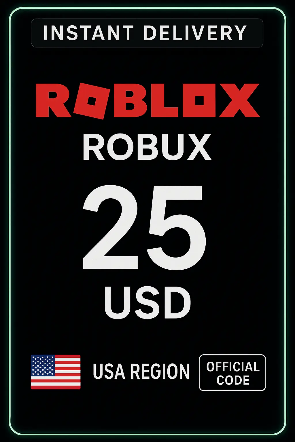 Roblox 25 usd Game Card (US) Roblox 25 usd Game Card (US)