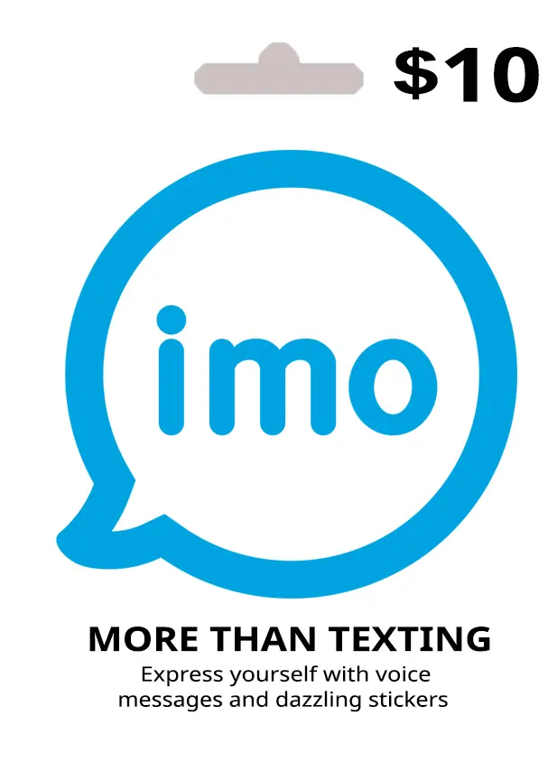 بطاقة هدية IMO (imo) - 10$ بطاقة هدية IMO (imo) - 10$