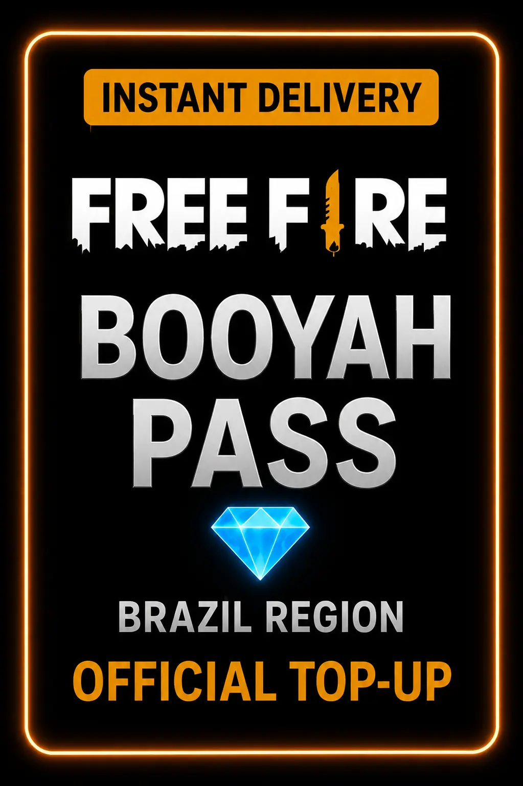 Free Fire - Booyah Pass Top-Up (Brazil)