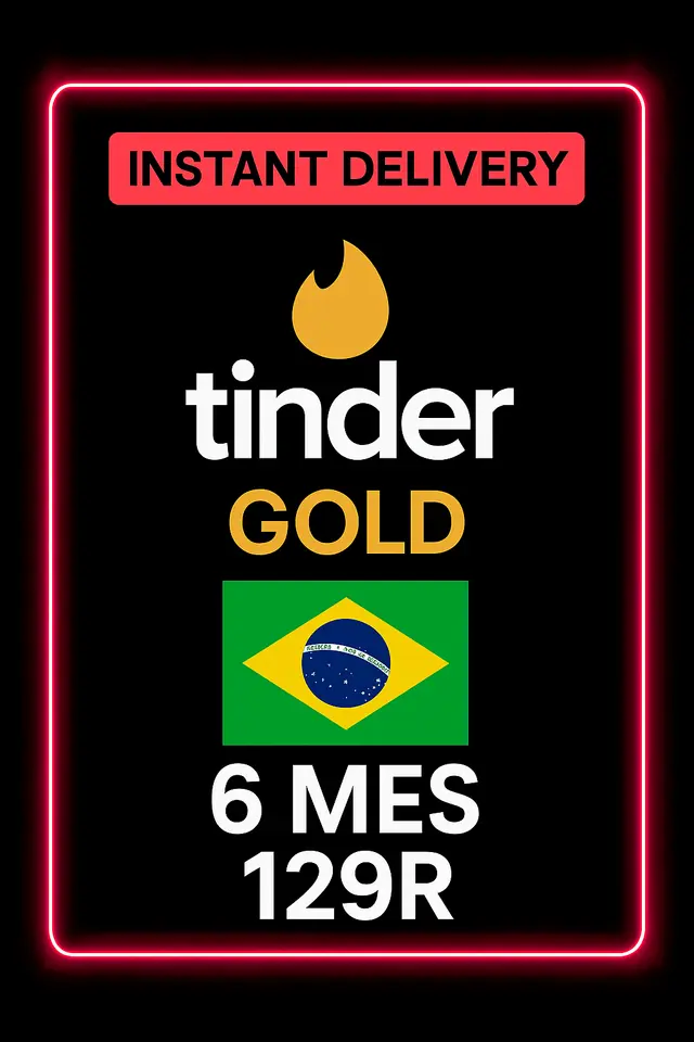 Tinder Gold 6 Months 129R - Brazil