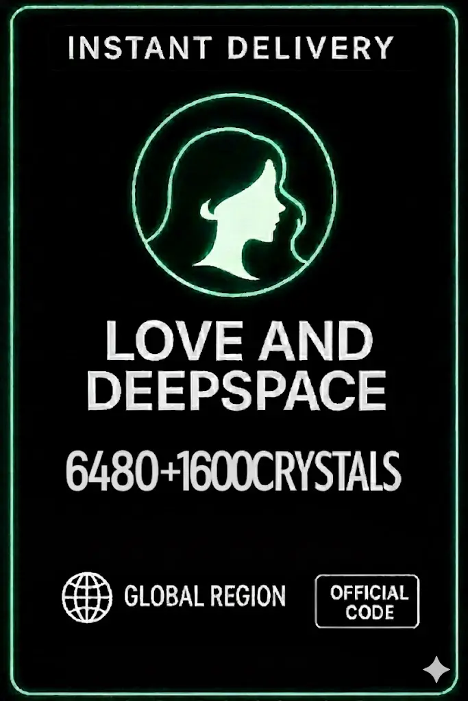 Love and Deepspace 6480 + 1600 Crystals Top Up