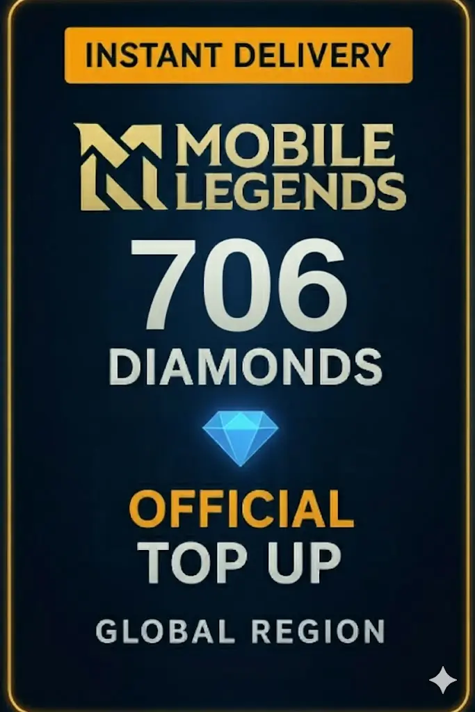 Mobile Legends - 706 Diamonds Top Up Mobile Legends - 706 Diamonds Top Up
