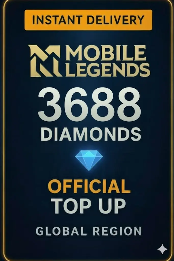 Mobile Legends - 3688 Diamonds Top Up Mobile Legends - 3688 Diamonds Top Up