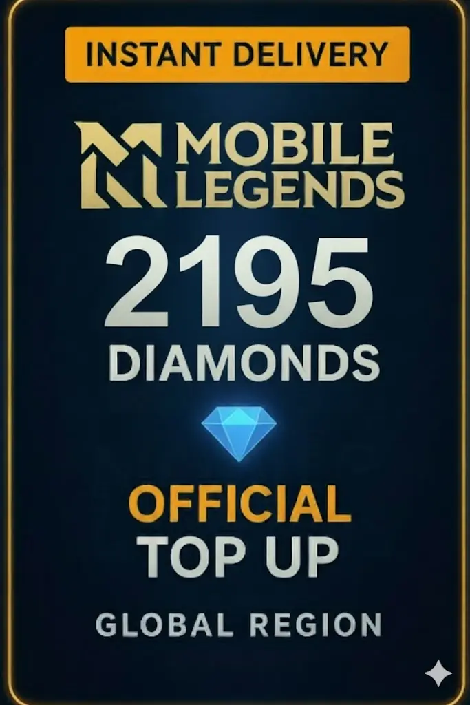 Mobile Legends - 2195 Diamonds Top Up Mobile Legends - 2195 Diamonds Top Up