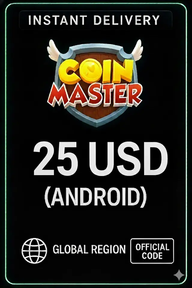 Coin Master (Android) - 25 $ USA