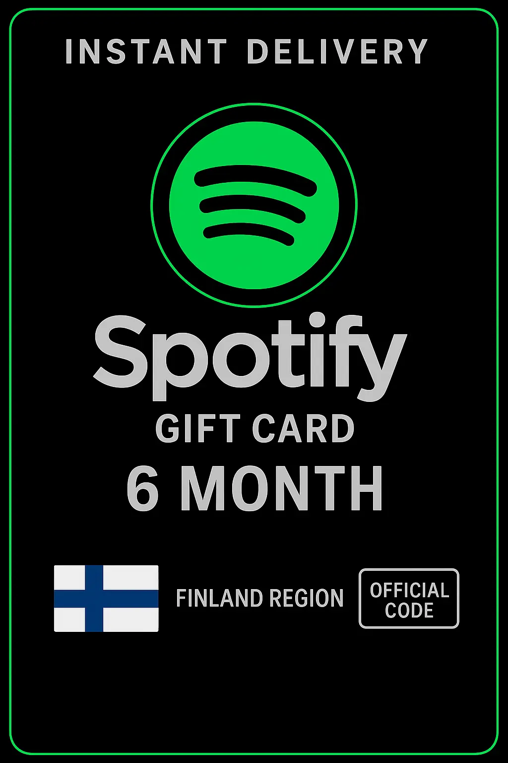 Spotify Gift Card Finland - 6 Month FI Spotify Gift Card Finland - 6 Month FI