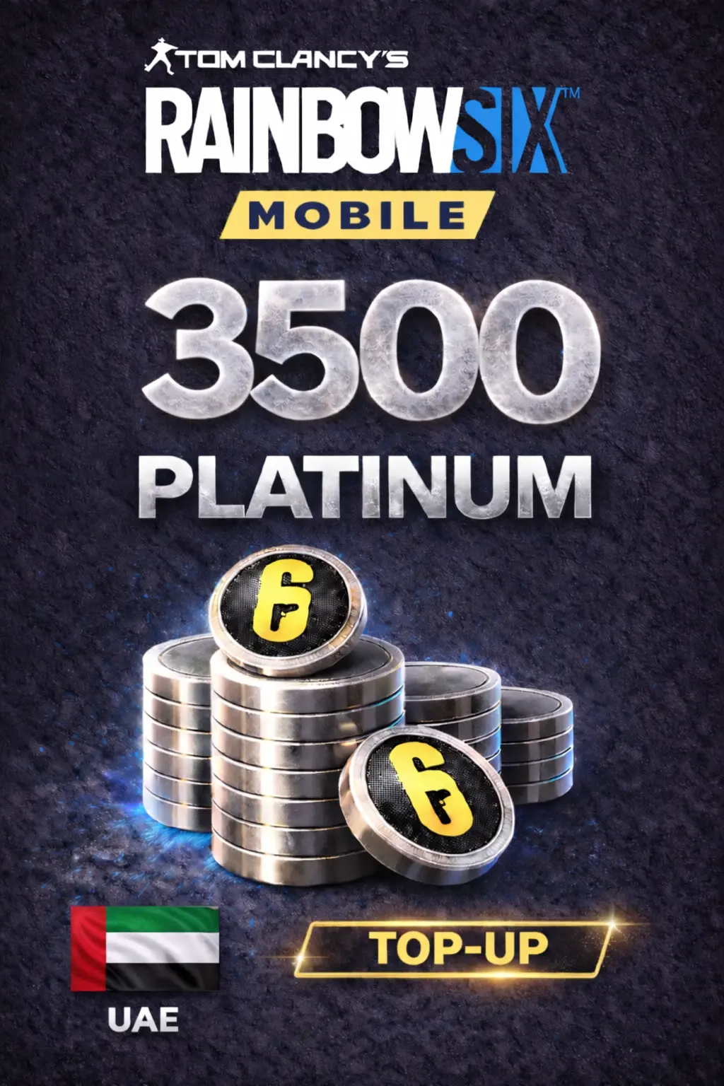 Rainbow Six Mobile - 3500 Platinum Top-Up (UAE)