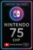 Nintendo eShop Prepaid Card - 75 CHF