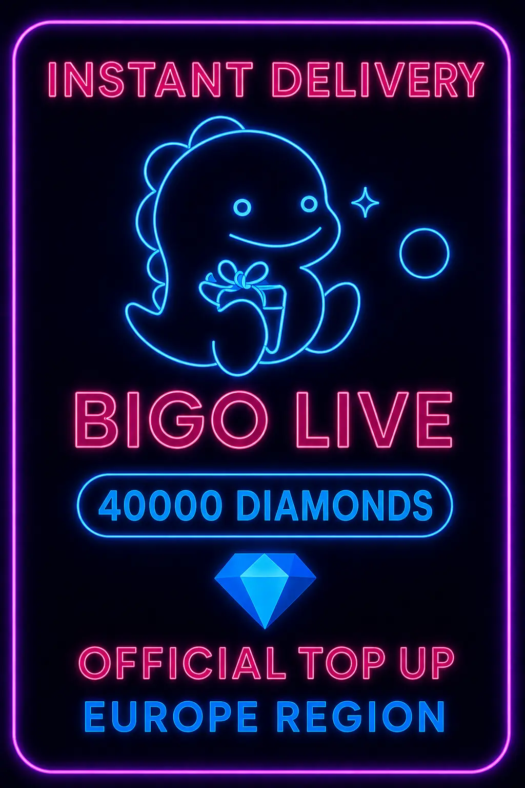 Bigo Live - 40000 Diamonds (Top-Up) (EU)