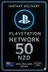 Cartão PSN Nova Zelândia - 50 NZD