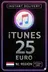 Κάρτα Δώρου iTunes 25 EUR NL