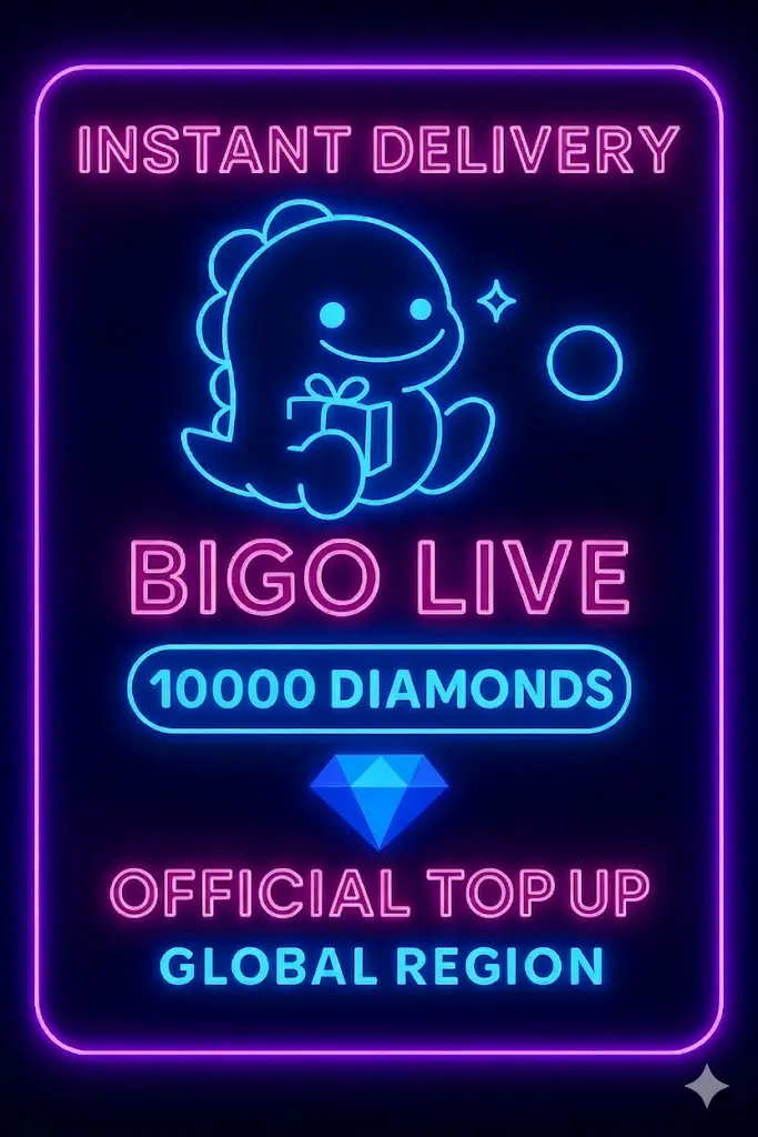 Bigo Live - 10000 Diamonds (Top-Up) Bigo Live - 10000 Diamonds (Top-Up)