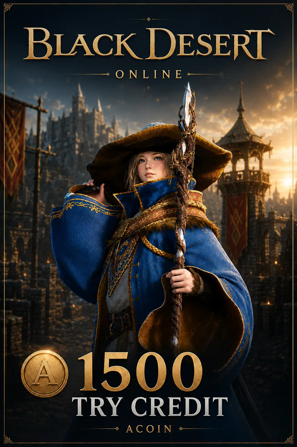 Black Desert 1500 TRY Kredi