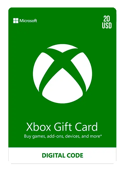 Kad Hadiah Xbox Live 20 USD Wallet Kad Hadiah Xbox Live 20 USD Wallet