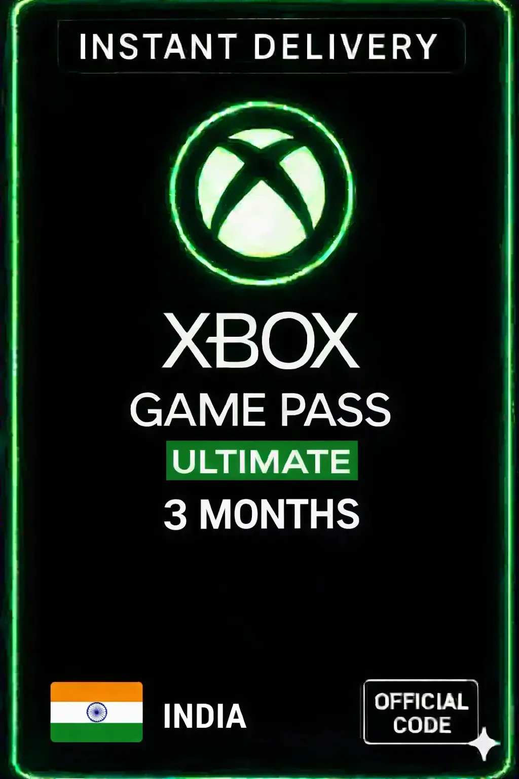 Xbox Game Pass Ultimate 3 Months (India)