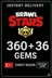 Brawl Stars 360 + 36 Edelsteine (Aufladung) - Türkei