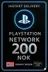 PSN Karte Norvēģija - 200 NOK