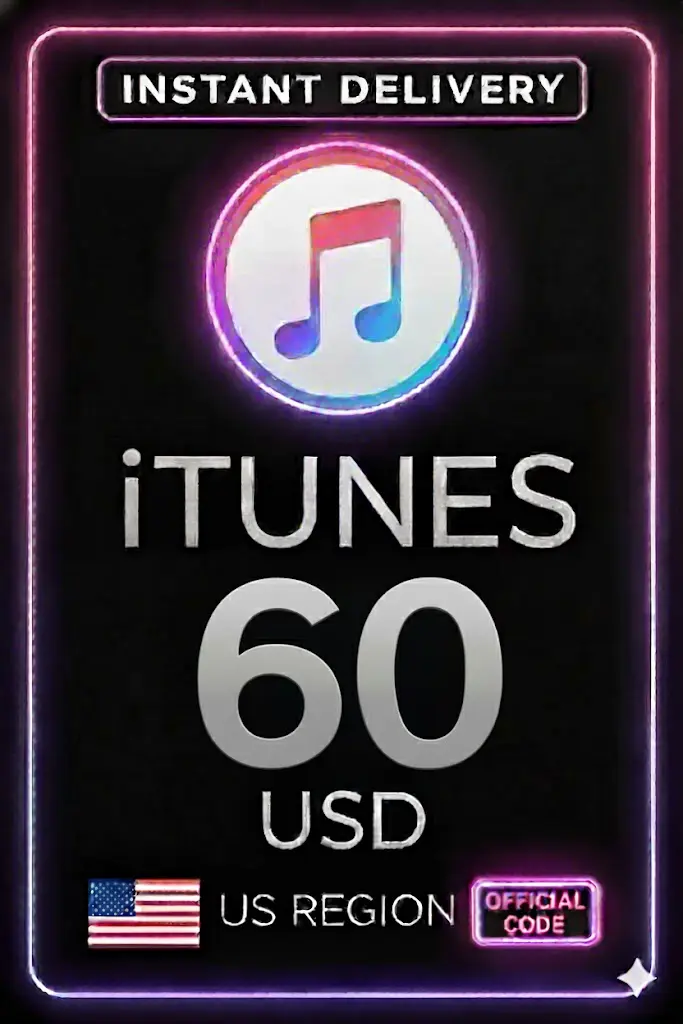 Carta Regalo iTunes - US$ 60 Carta Regalo iTunes - US$ 60