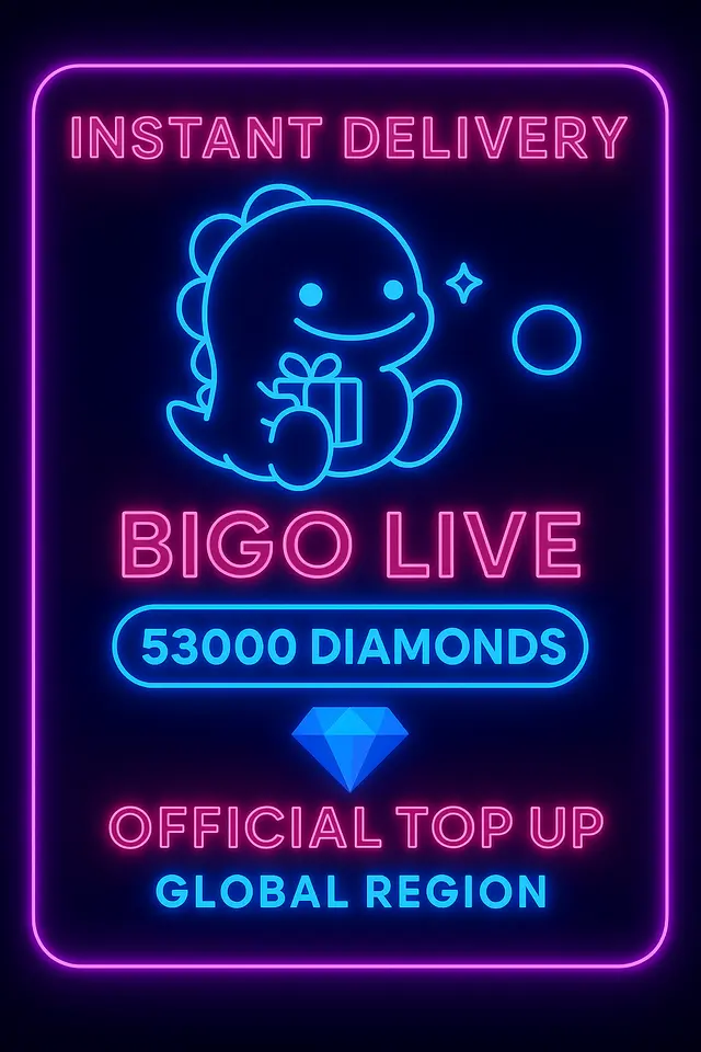 Bigo Live - 53000 Diamanten (Aufladung)