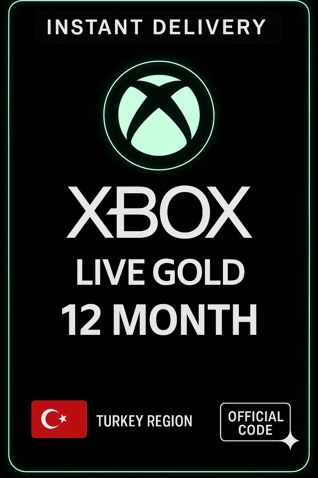 XBox Live Gold 12 месяцев подписки (VPN Турция) XBox Live Gold 12 месяцев подписки (VPN Турция)