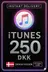 iTunes gavekort 250 DKK