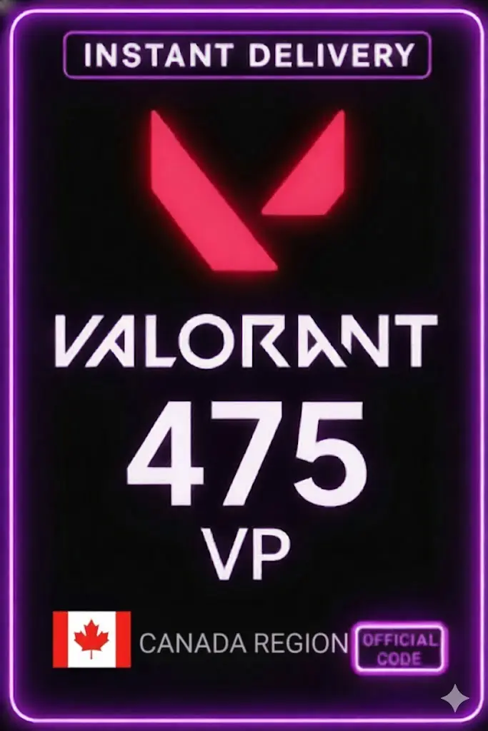 Valorant Puanları - 475 VP (Kanada) Valorant Puanları - 475 VP (Kanada)