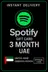 Suscripción de 3 meses a Spotify UAE