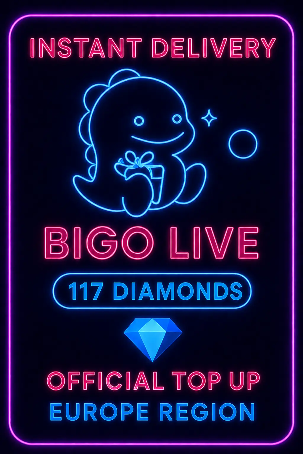 Bigo Live - 117 Diamonds (Top-Up) (EU)