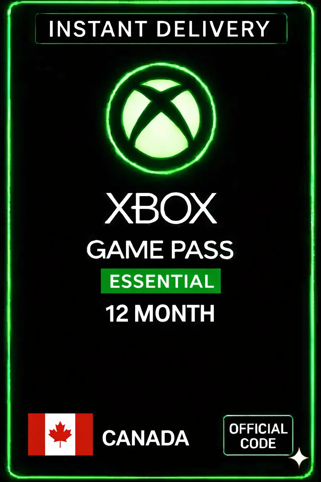 Xbox Game Pass Essential 12 Month - Canada