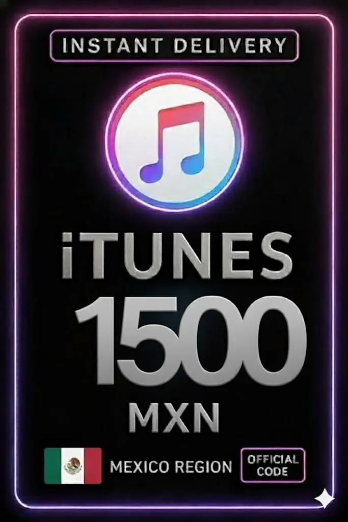 iTunes Gift Card 1500 MXN MX iTunes Gift Card 1500 MXN MX