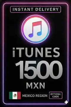 Tarjeta de regalo de iTunes 1500 MXN MX