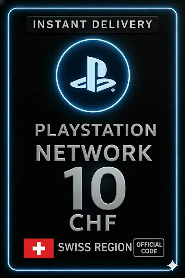 PSN ကတ် ဆွစ်ဇာလန် - 10 CHF