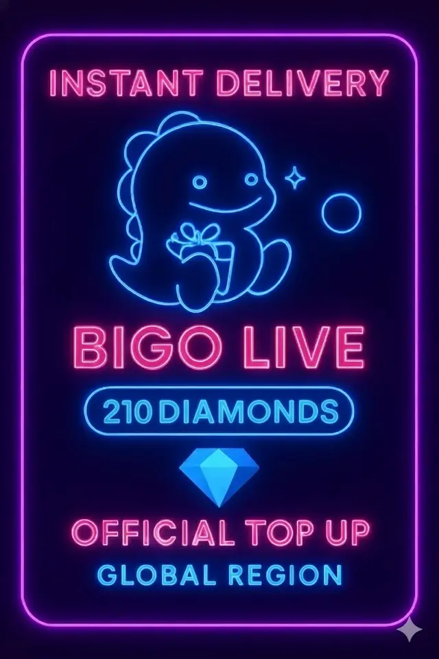 Bigo Live - 210 Diamanten (Aufladung)