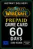 World Of Warcraft 60 Günlük Pre Paid Game Card (EU)