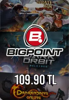 Bigpoint كوبون بقيمة 109.90 ليرة تركية