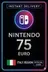 Nintendo eShop Card - 75€ (Italy)