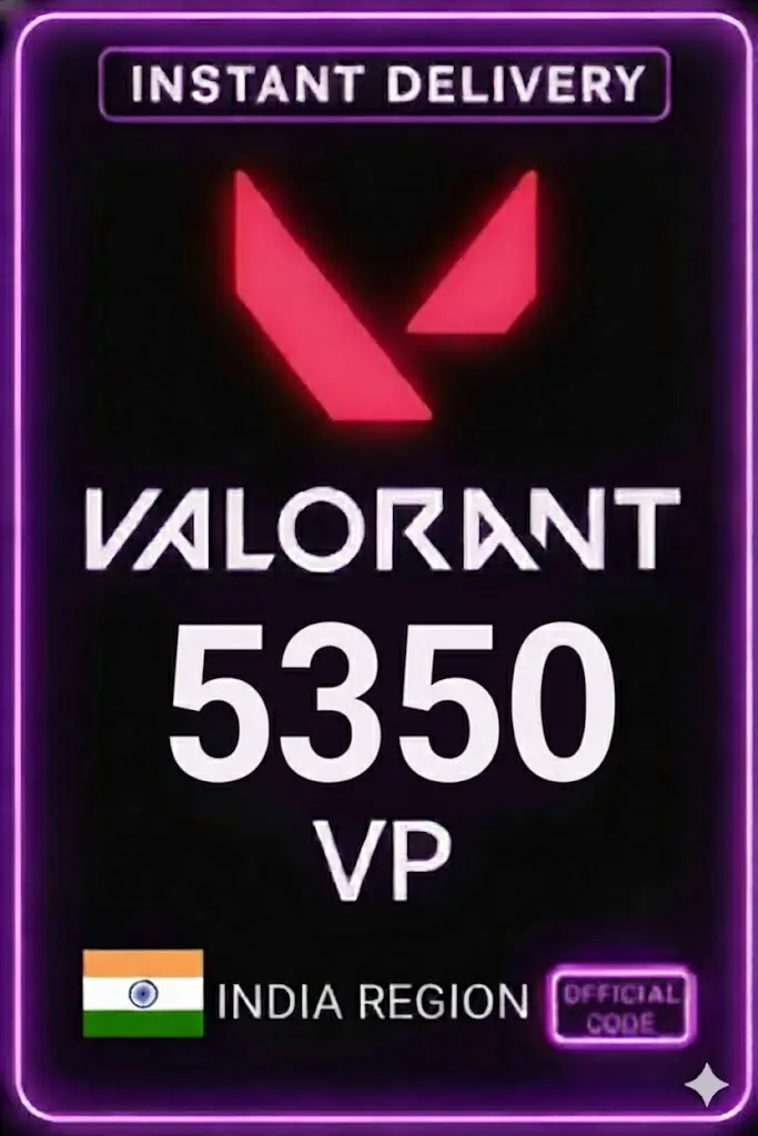 Valorant Puanları - 5350 VP (Hindistan) [Promo]