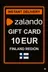 Thẻ quà tặng Zalando - 10 EUR (FI)