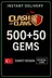 Clash of Clans - 500 + 50 Алмазов (Пополнение) - Турция