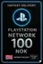 PSN karte Norvēģijā - 100 NOK
