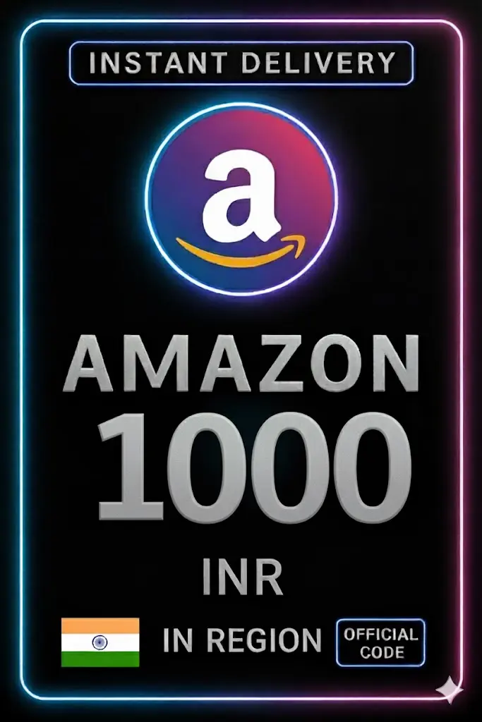 Amazon Gift Card 1000 INR Amazon Gift Card 1000 INR
