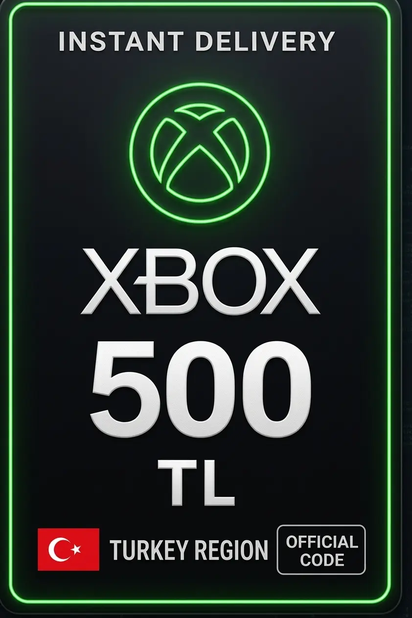 Xbox 500 TL Hediye Kartı ( Türkiye )