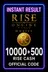 Rise Online World Mobile 10000 + 500 Rise Cash