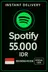 Spotify Indonesia 55.000 IDR